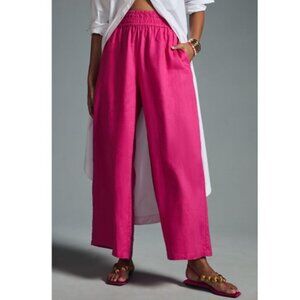 Anthropologie Somerset Pink Wide Leg Pants